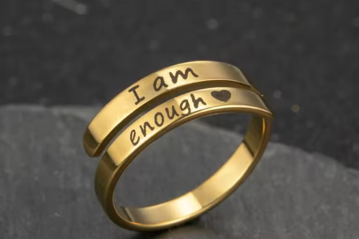 I AM ENOUGH ring