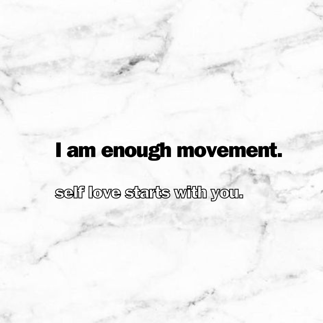 I AM ENOUGH movement poster